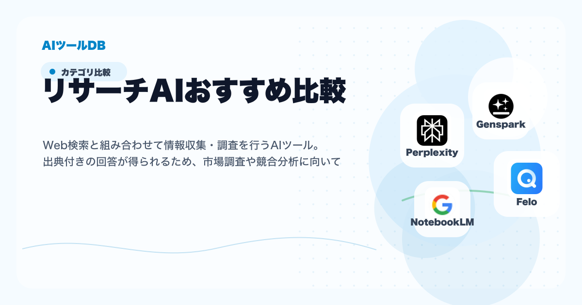 リサーチAIの料金、無料プラン、日本語対応、商用利用を比較する挿し絵